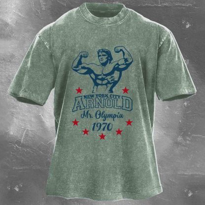 New York City Olympic Men's washed T-shirt