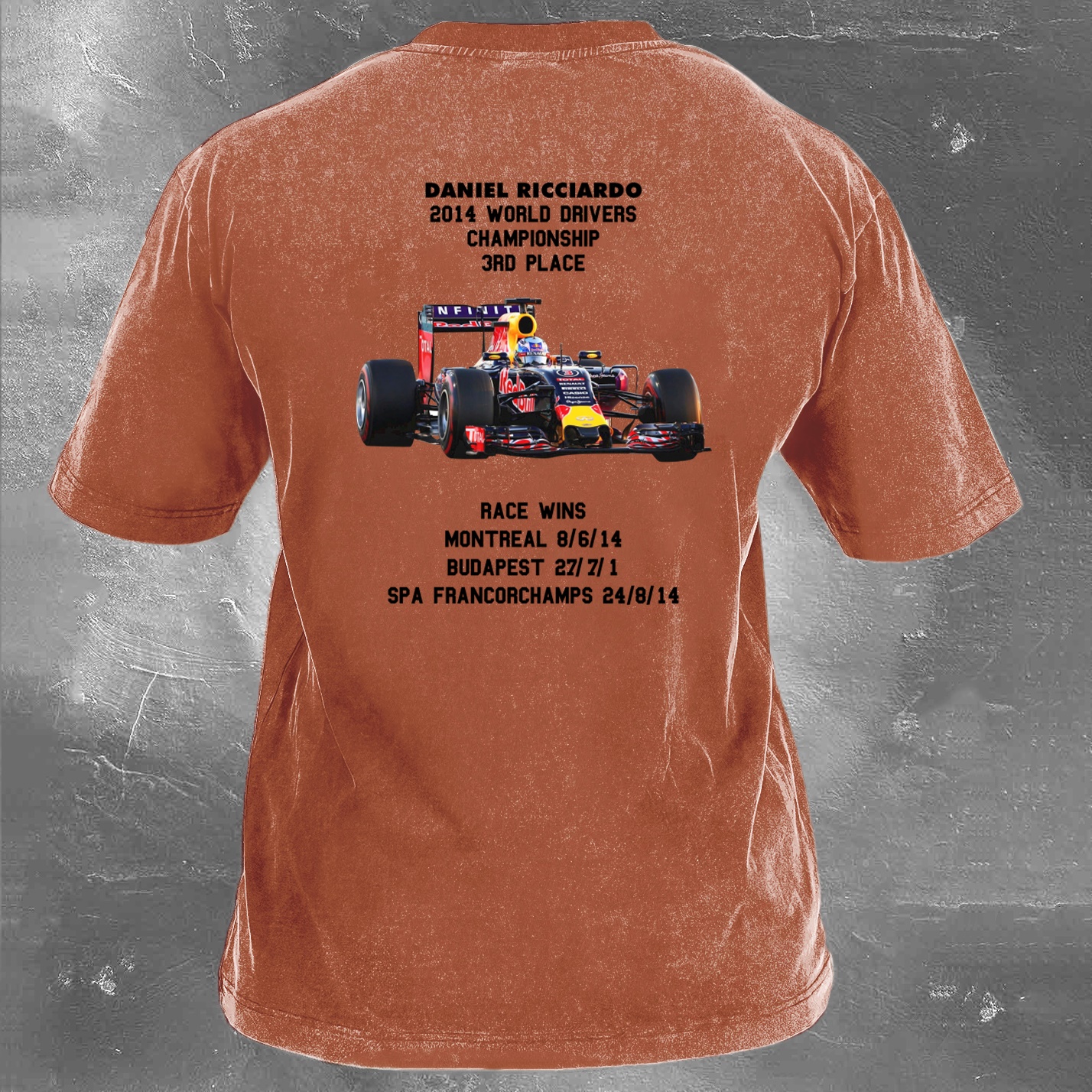 Racing Legend Vintage Cotton Washed T-Shirt 039