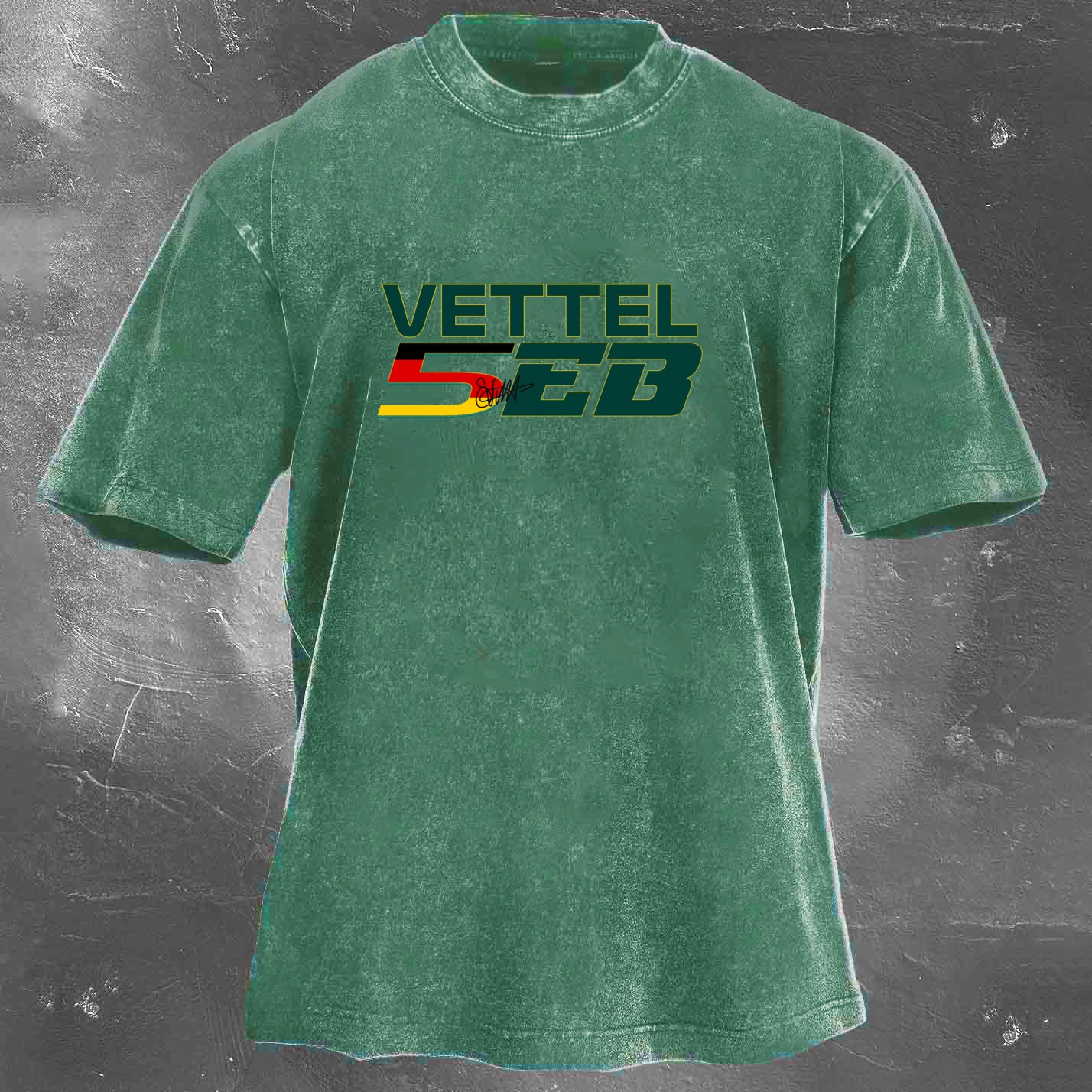 Racing Legend Vintage Cotton Washed T-Shirt 032