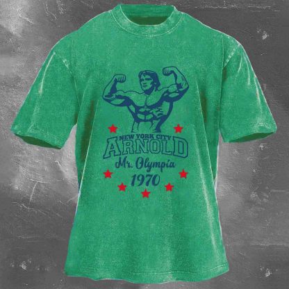 New York City Olympic Men's washed T-shirt