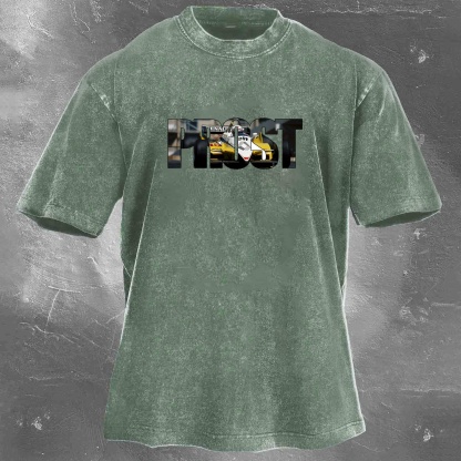 Racing Legend Vintage Cotton Washed T-Shirt 028