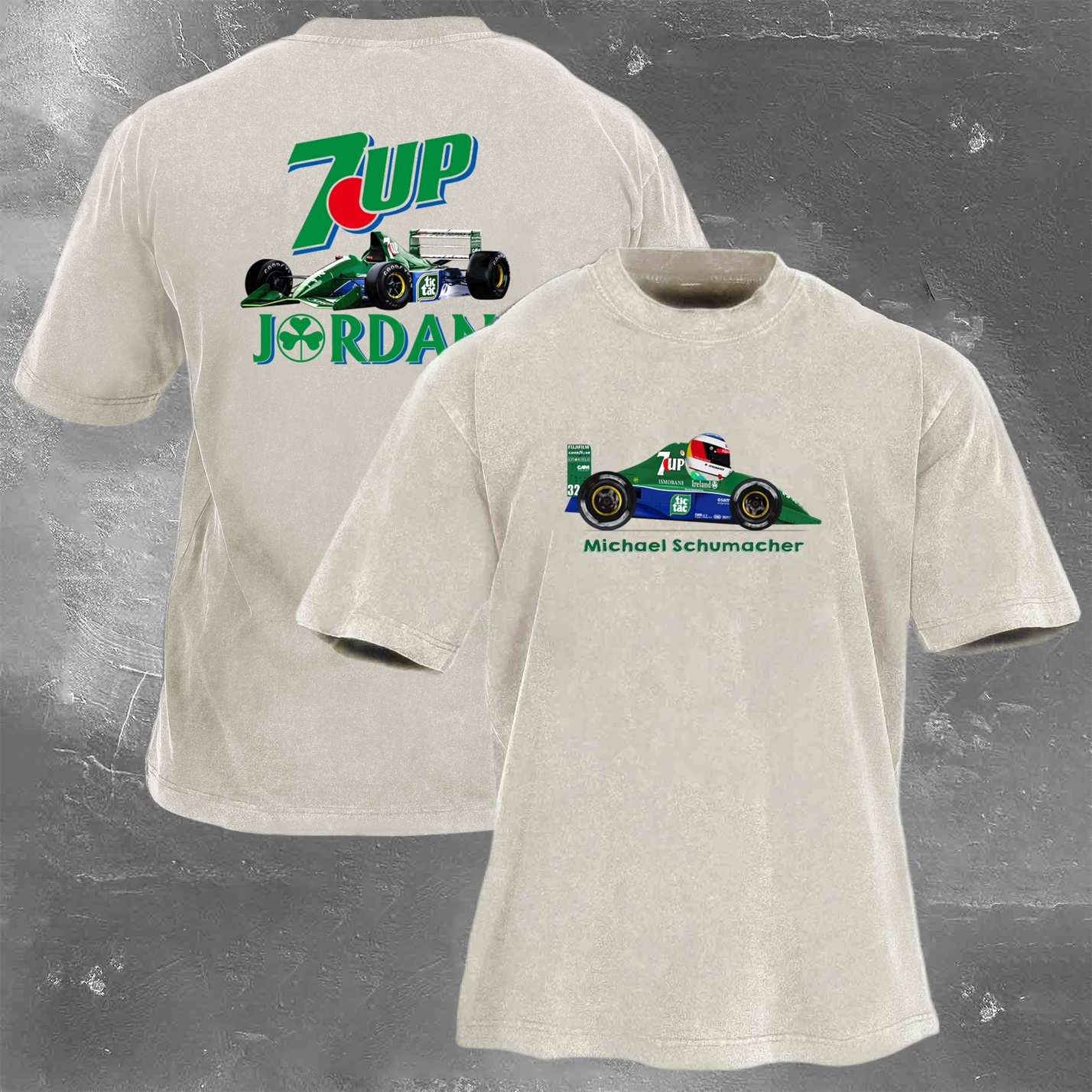 Racing Legend Vintage Cotton Washed T-Shirt 022