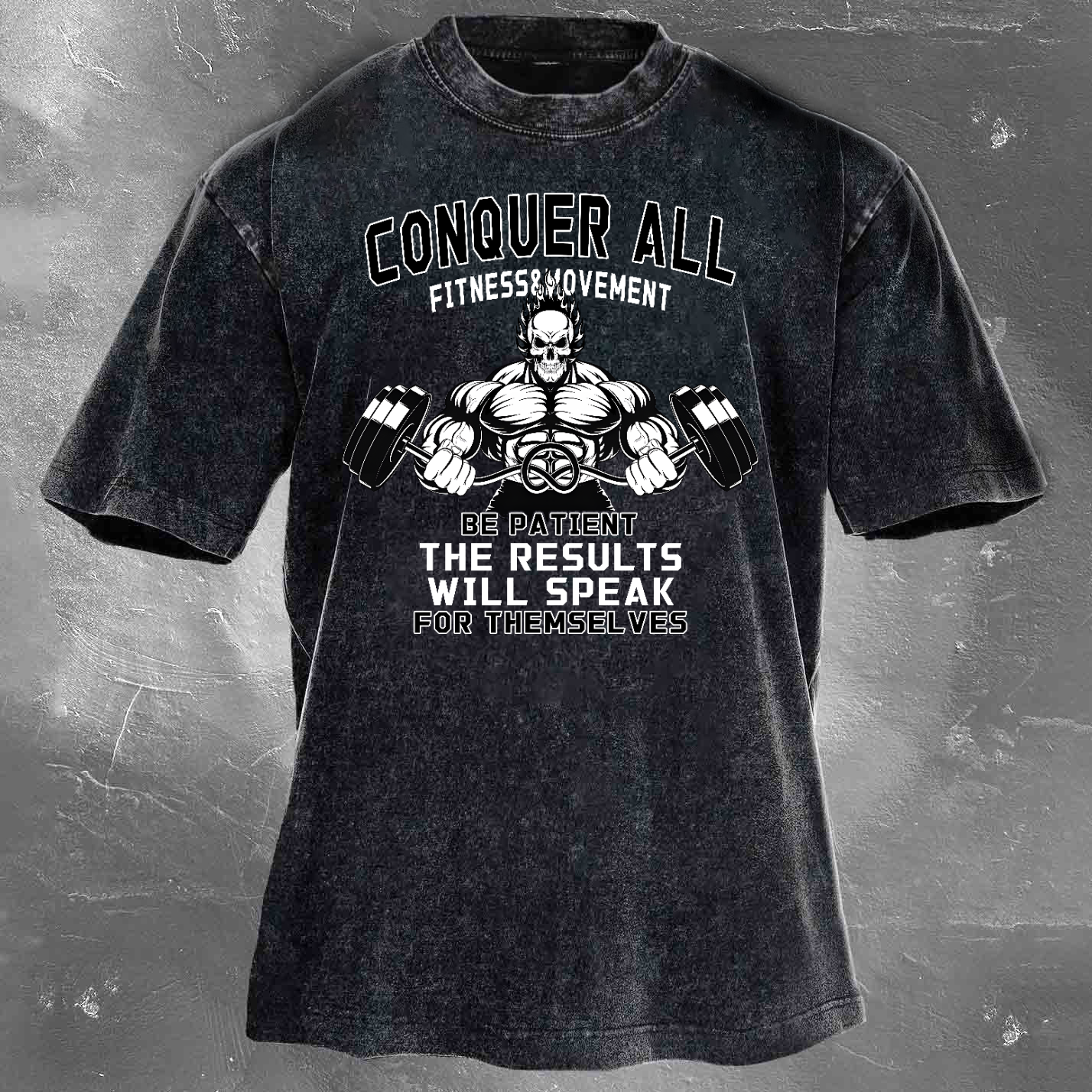 The Results Will Speak Unisex Vintage Washed T-Shirt