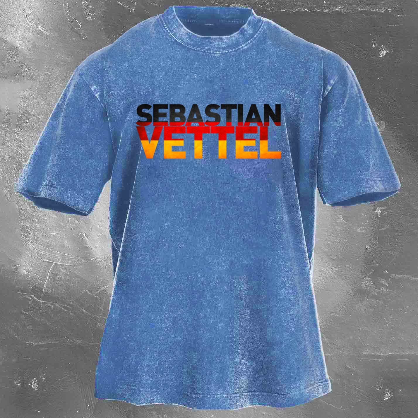 Racing Legend Vintage Cotton Washed T-Shirt 034