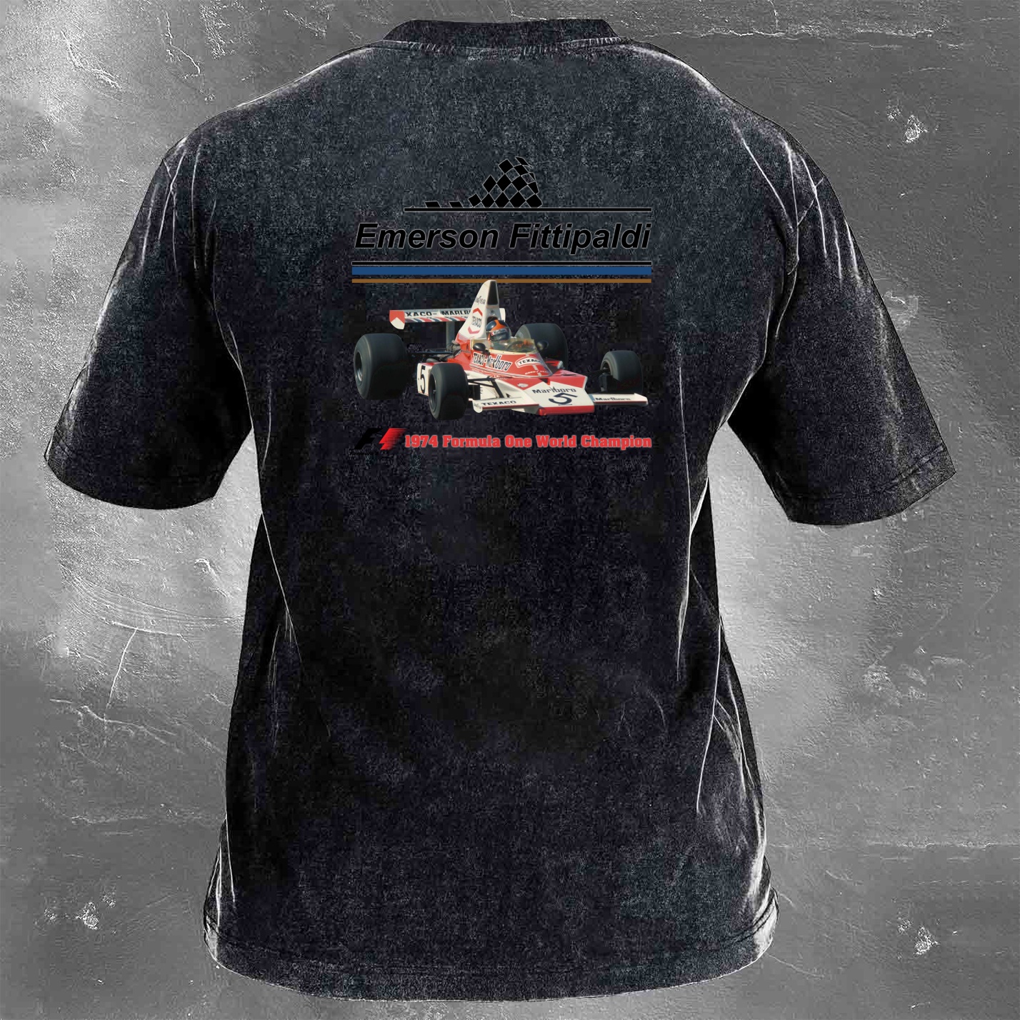Racing Legend Vintage Cotton Washed T-Shirt 027