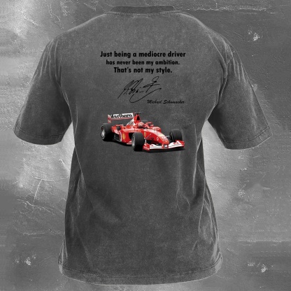 Racing Legend Vintage Cotton Washed T-Shirt 020