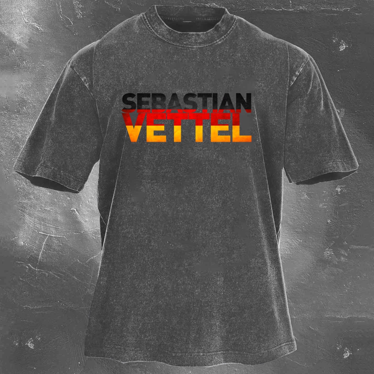 Racing Legend Vintage Cotton Washed T-Shirt 034