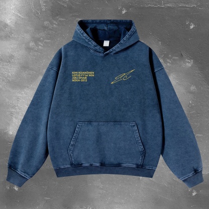 Racing Legend Vintage Washed Hoodie 12