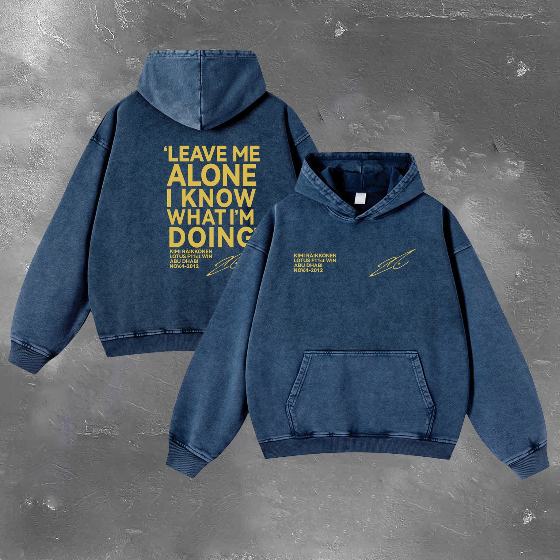 Racing Legend Vintage Washed Hoodie 12