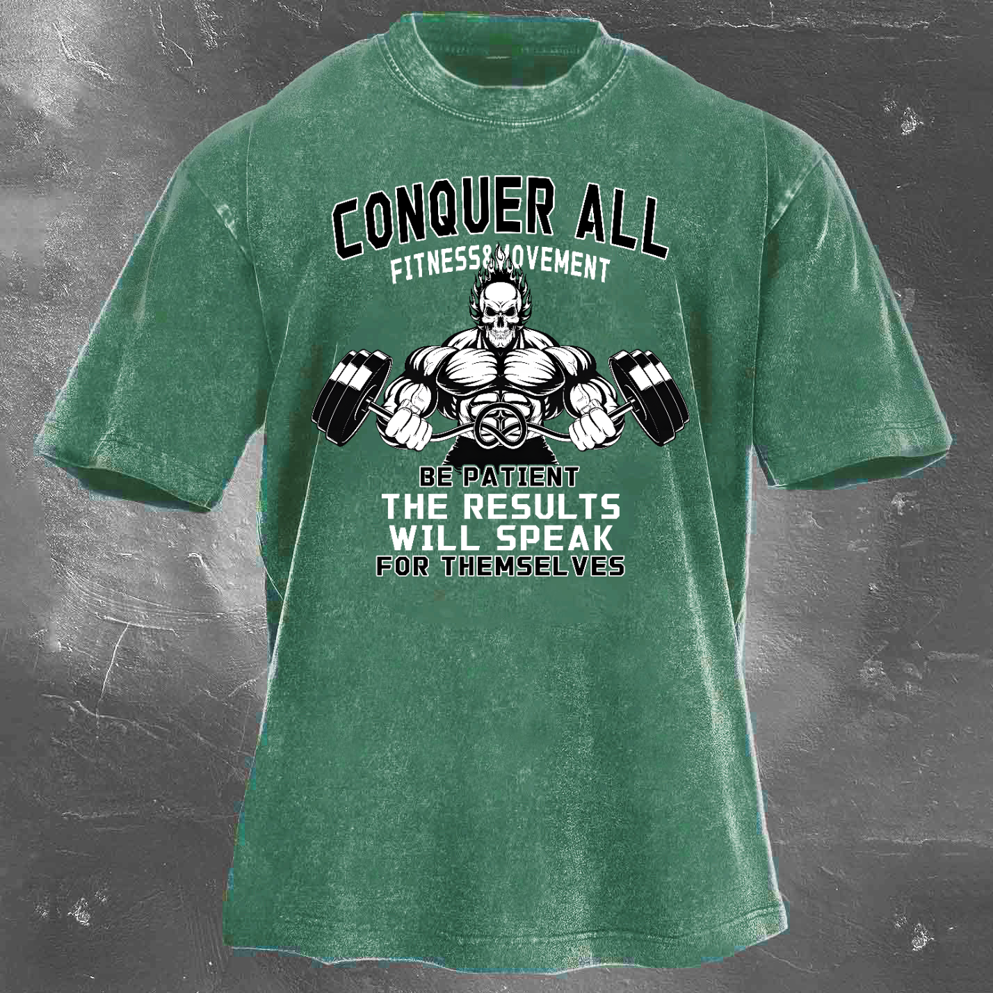 The Results Will Speak Unisex Vintage Washed T-Shirt