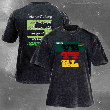 Racing Legend Vintage Cotton Washed T-Shirt 035