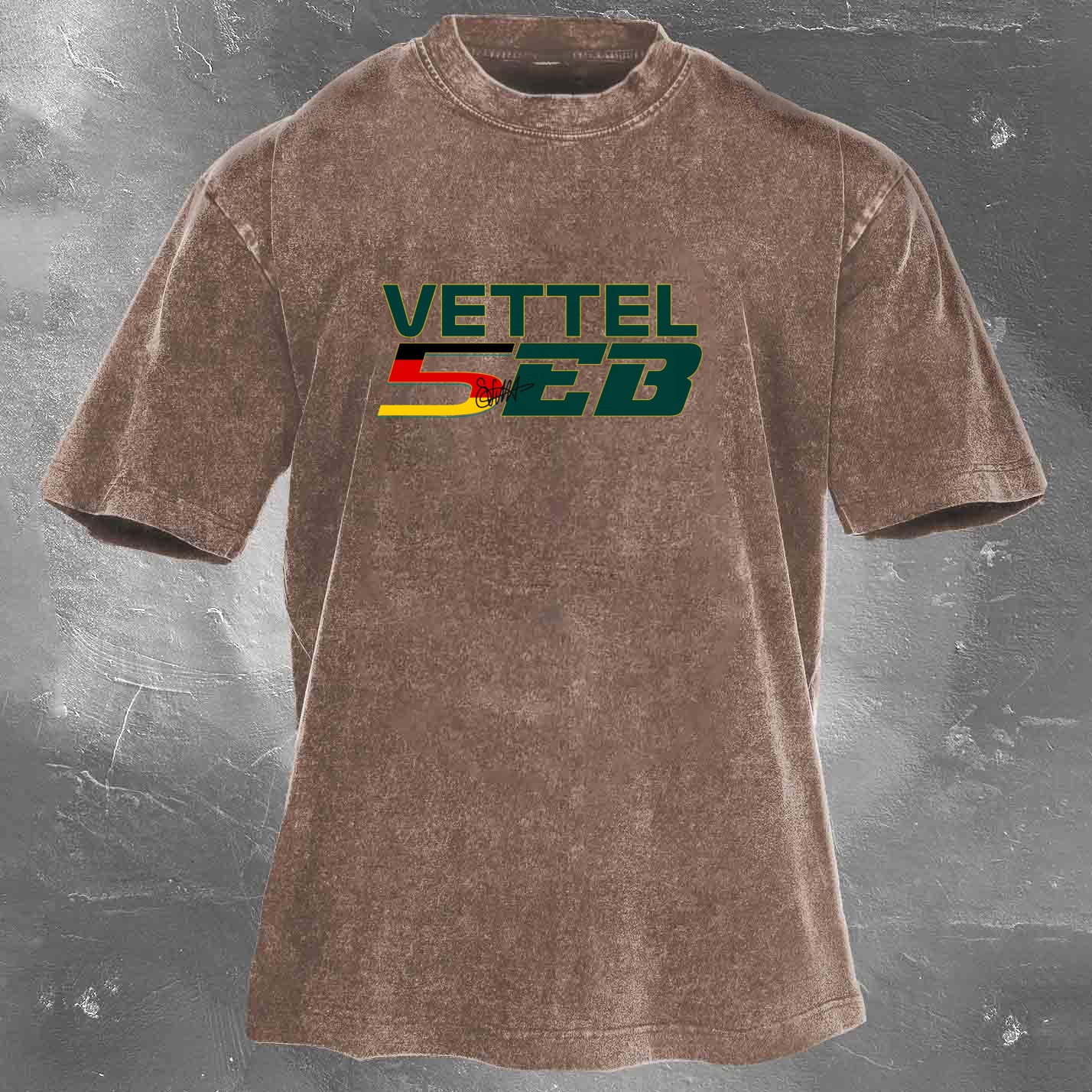 Racing Legend Vintage Cotton Washed T-Shirt 032