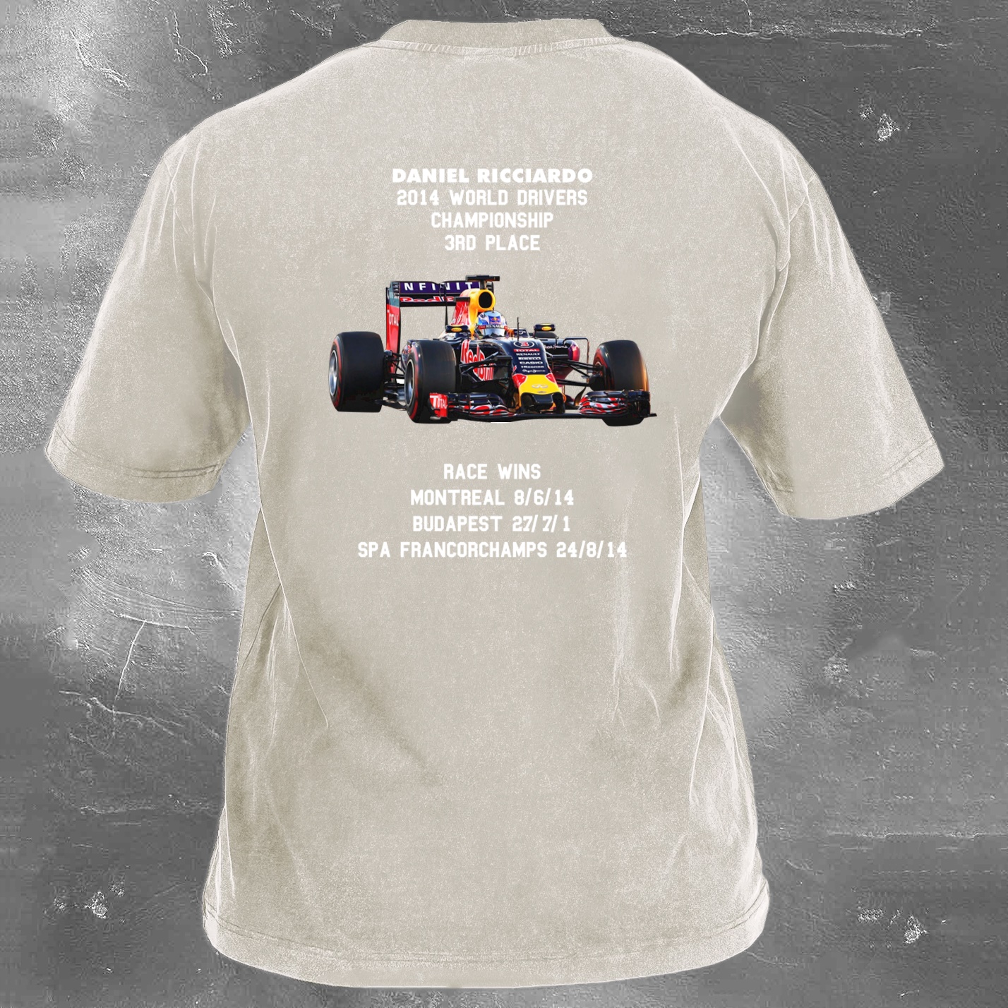 Racing Legend Vintage Cotton Washed T-Shirt 040