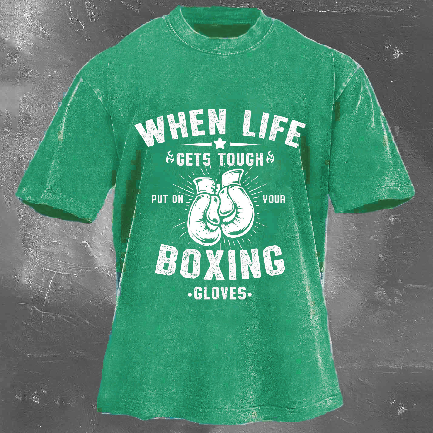 BOXING Unisex Washed T-shirt