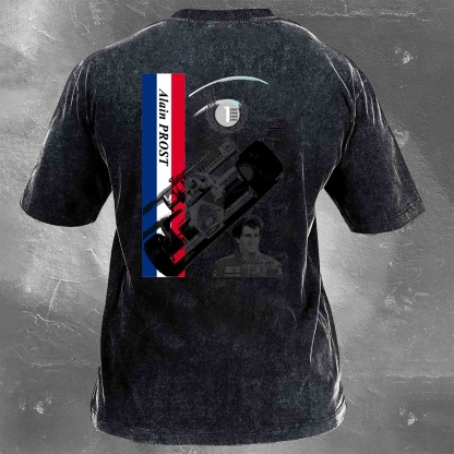 Racing Legend Vintage Cotton Washed T-Shirt 028