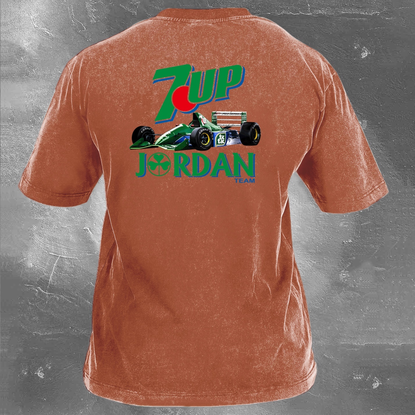 Racing Legend Vintage Cotton Washed T-Shirt 022