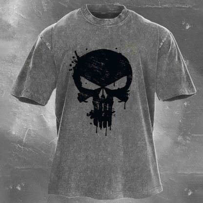 I'm Watching You Men's washed T-shirt