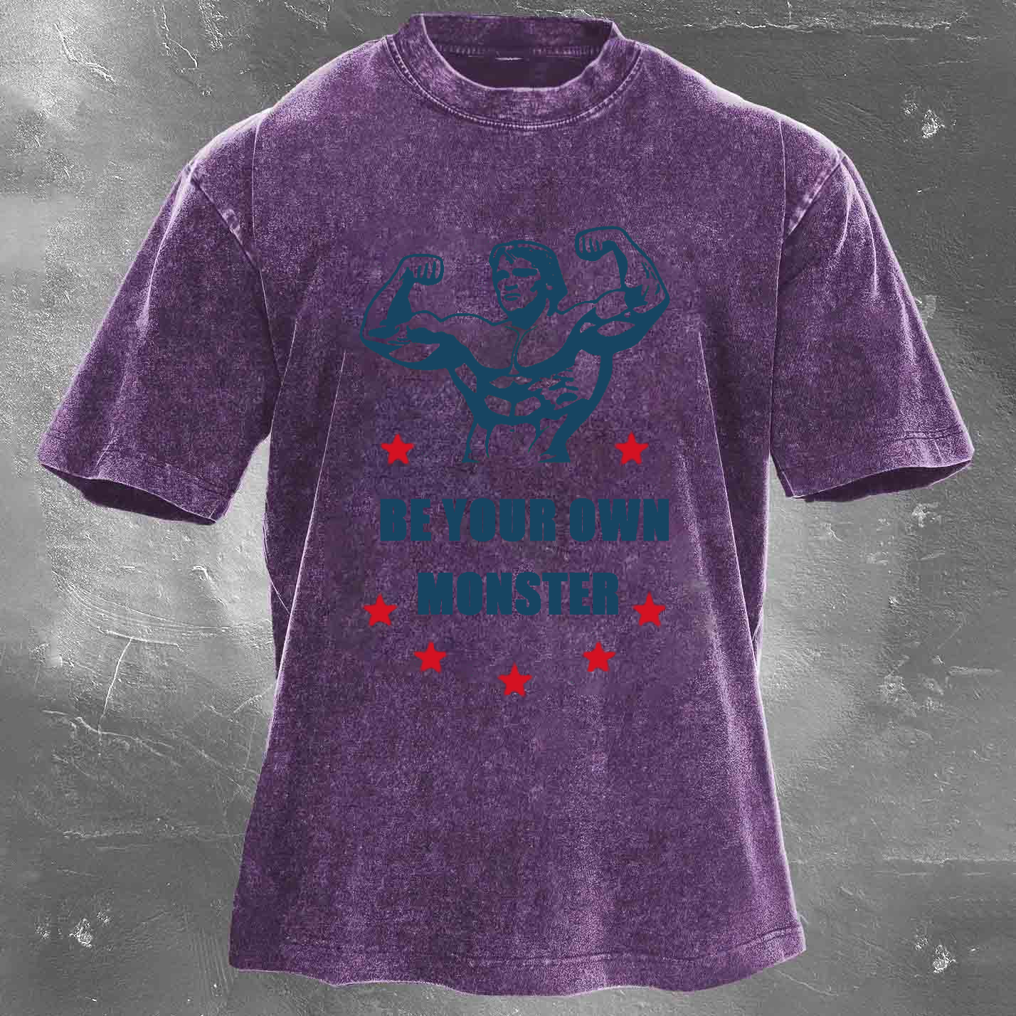 BE YOUR OWN MONSTER Unisex Washed T-shirt