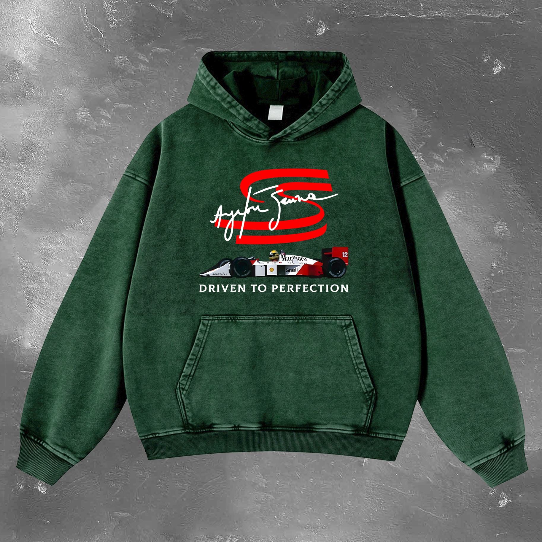 Racing Legend Vintage Washed Hoodie 10