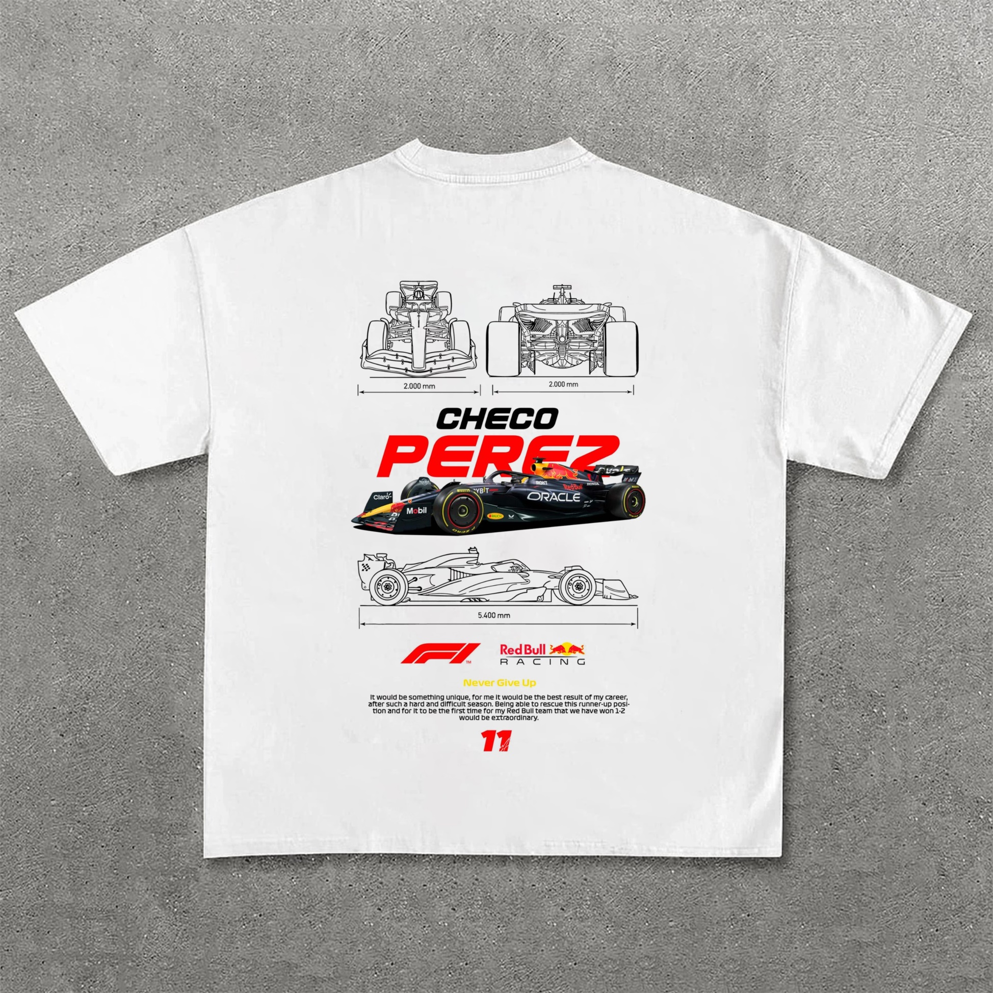 Popular Race Team Street Print Pure Cotton Casual T-Shirt 07