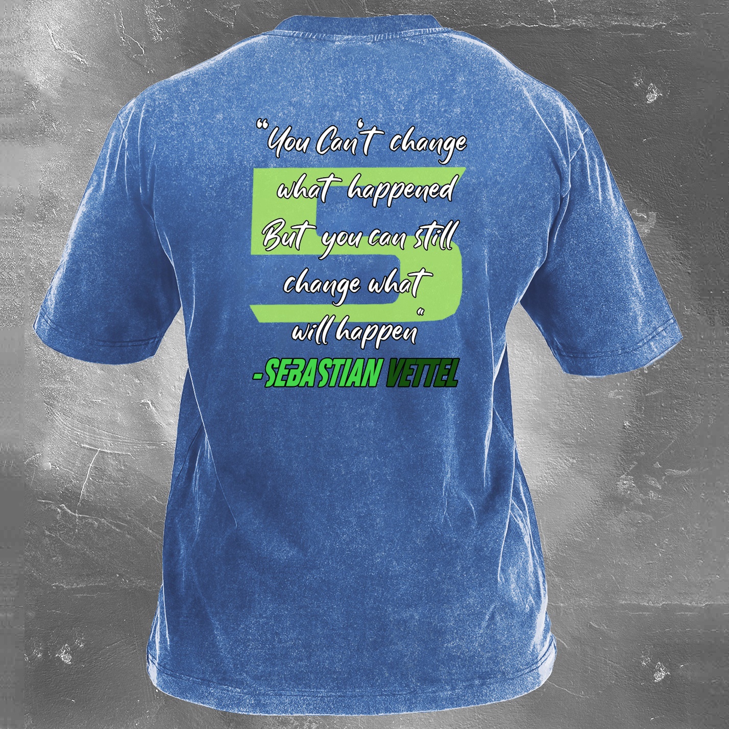 Racing Legend Vintage Cotton Washed T-Shirt 035