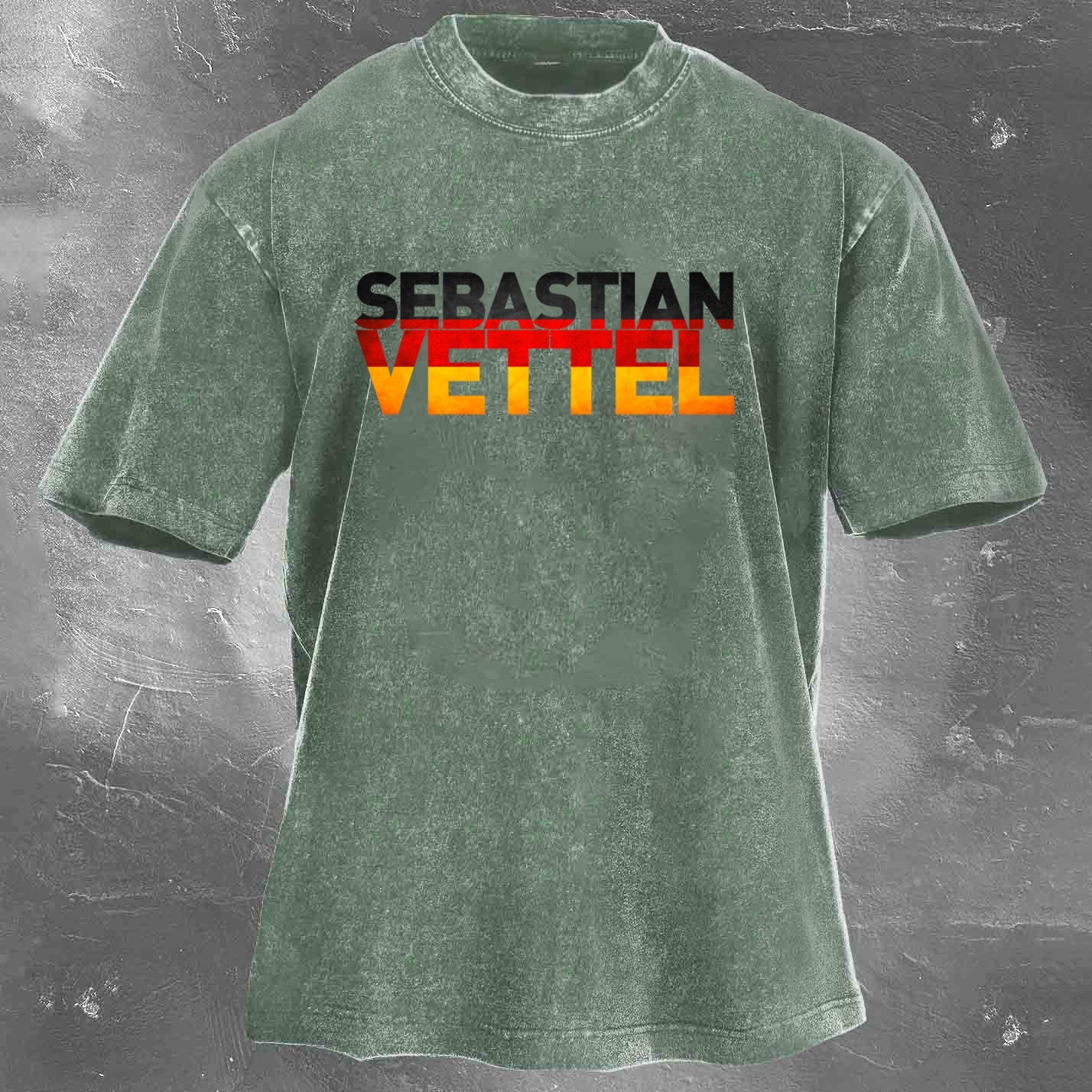 Racing Legend Vintage Cotton Washed T-Shirt 034