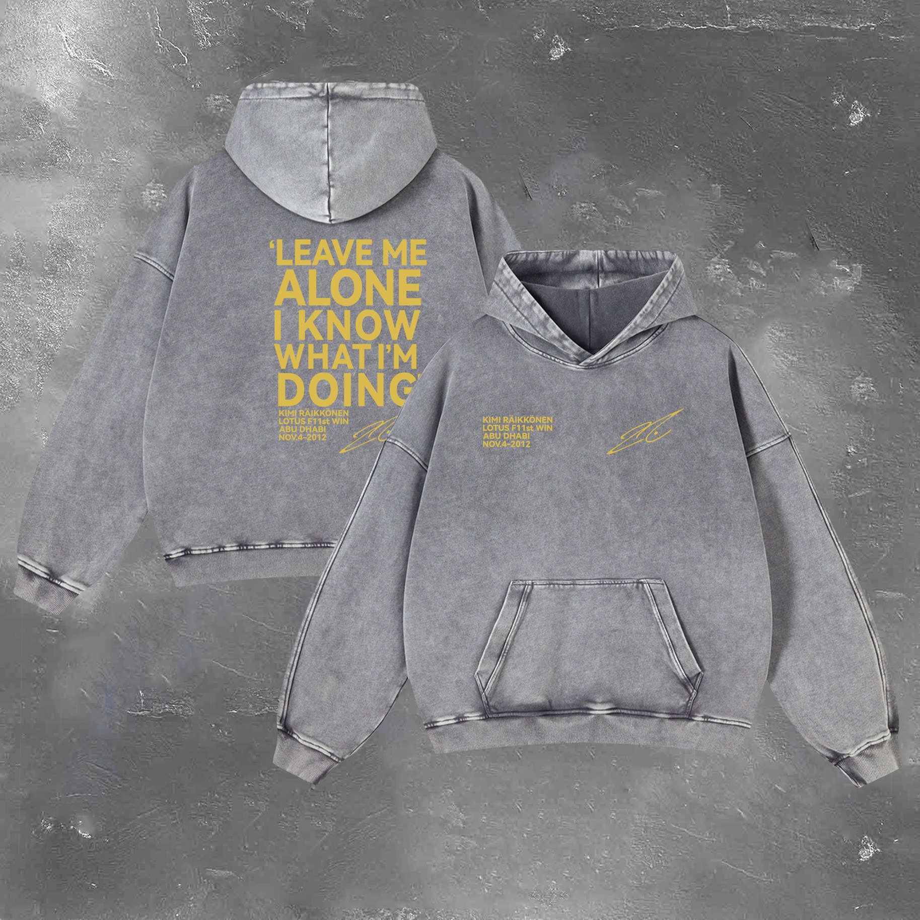 Racing Legend Vintage Washed Hoodie 12