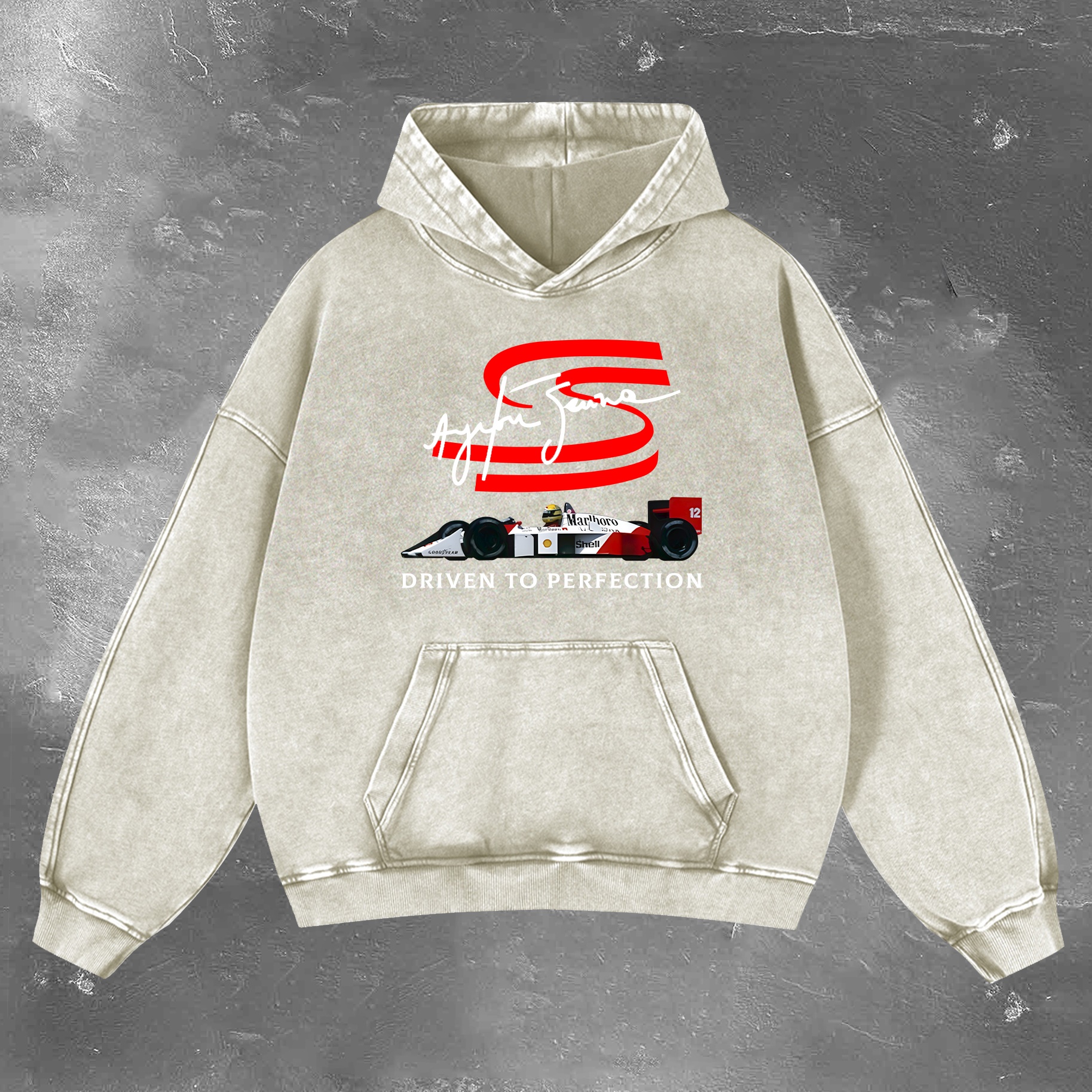 Racing Legend Vintage Washed Hoodie 10