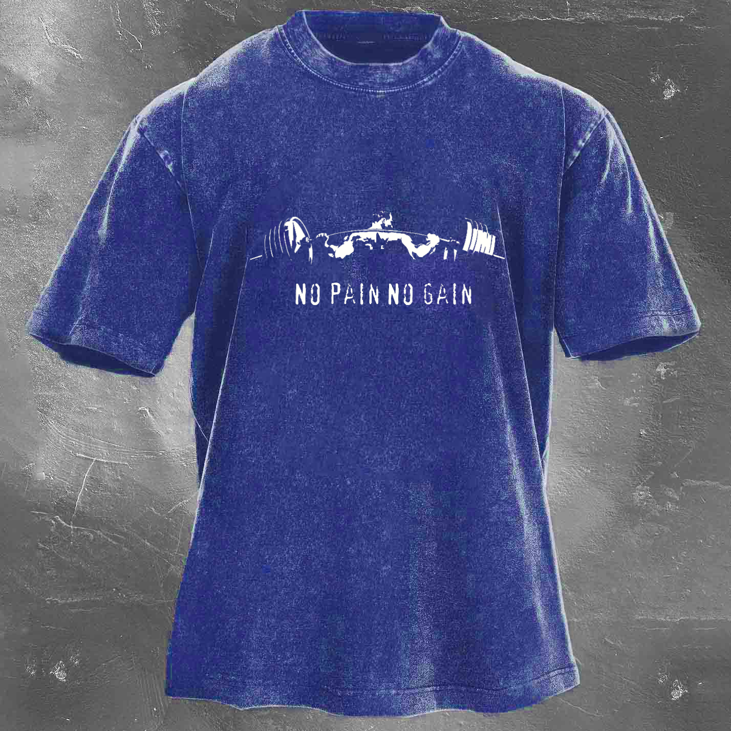 NO PAIN NO GAIN Men's Washed T-shirt