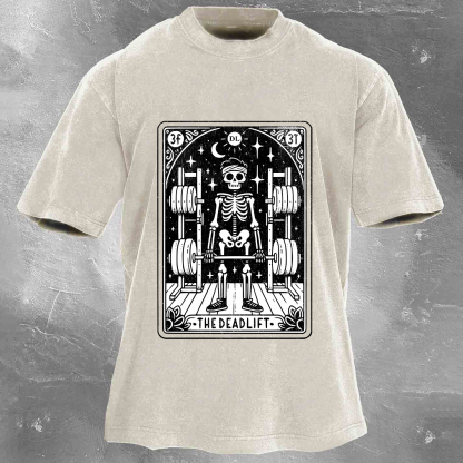 THE DEADLIFT Men's Washed T-shirt