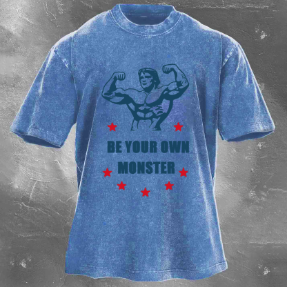 BE YOUR OWN MONSTER Unisex Washed T-shirt