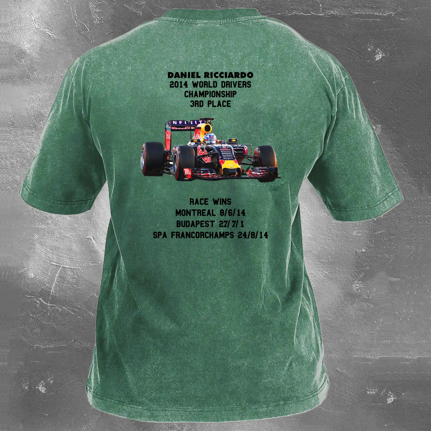 Racing Legend Vintage Cotton Washed T-Shirt 039