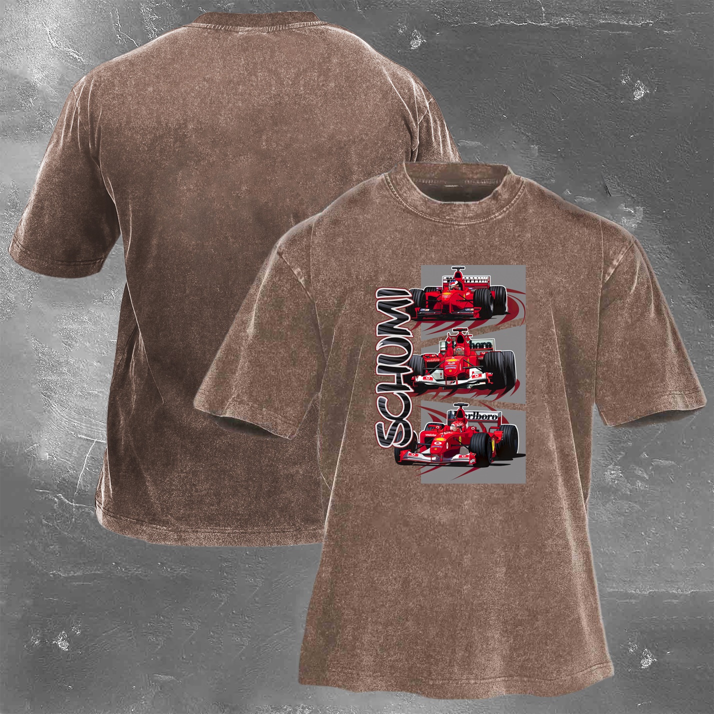 Racing Legend Vintage Cotton Washed T-Shirt 037