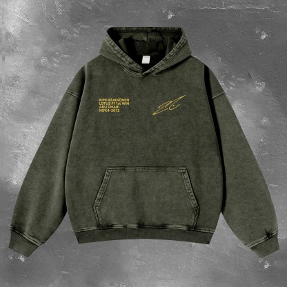 Racing Legend Vintage Washed Hoodie 12