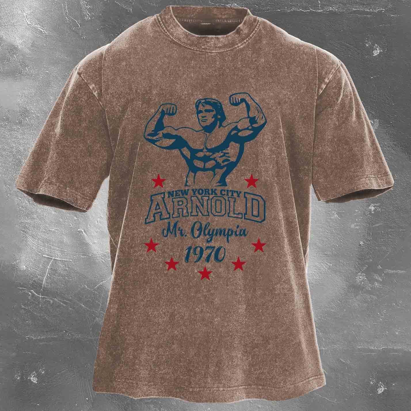 New York City Olympic Men's washed T-shirt