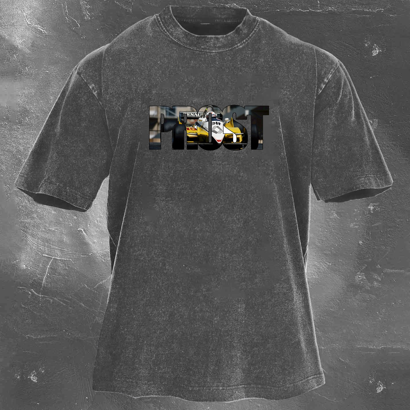 Racing Legend Vintage Cotton Washed T-Shirt 028
