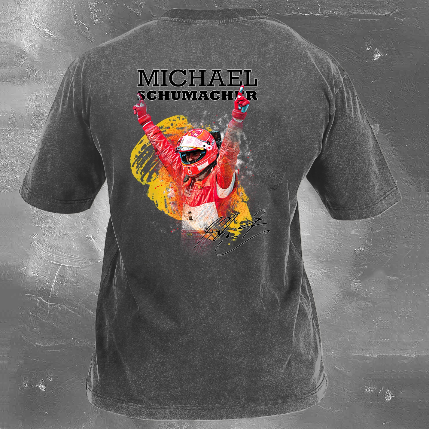 Racing Legend Vintage Cotton Washed T-Shirt 023