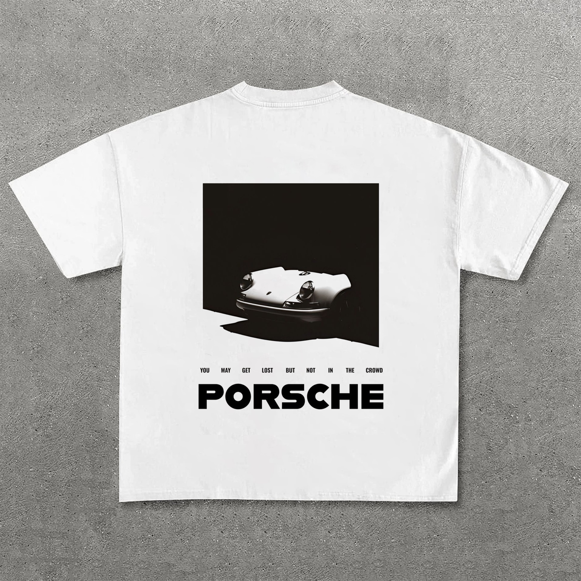 Popular Sports Car Print Pure Cotton Casual T-Shirt 01