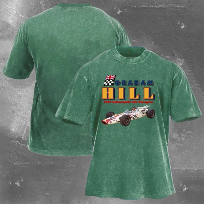 Racing Legend Vintage Cotton Washed T-Shirt 026