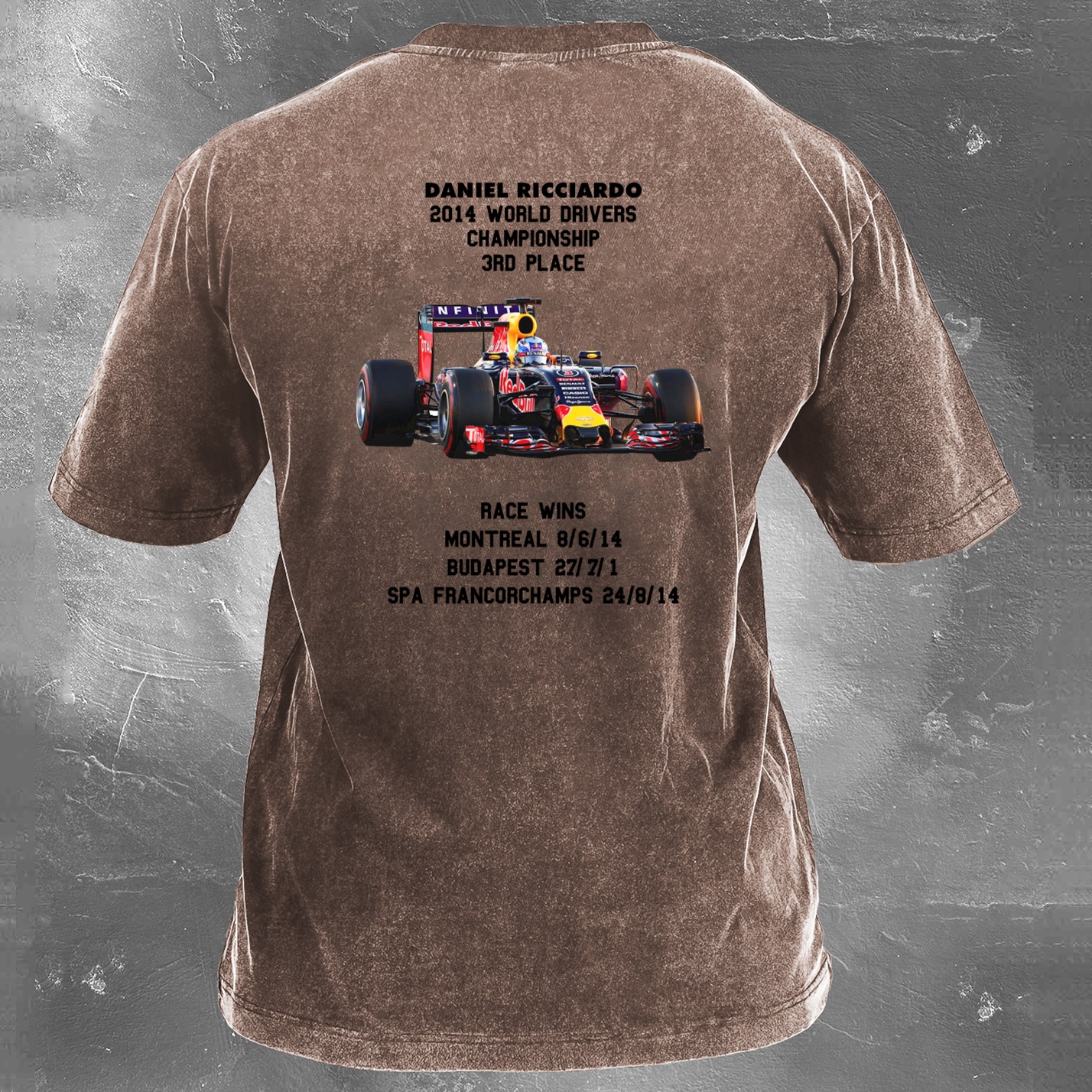 Racing Legend Vintage Cotton Washed T-Shirt 039