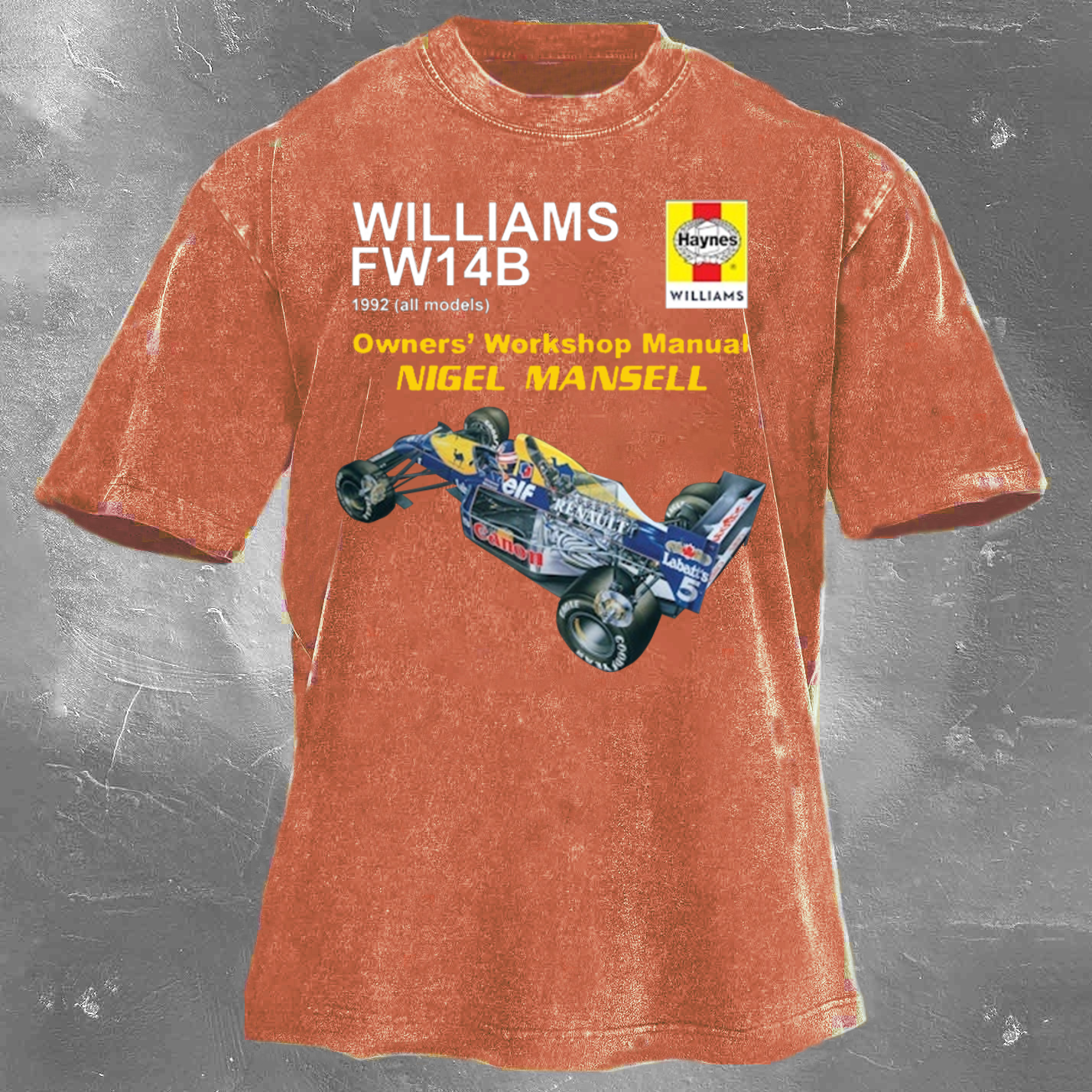 Legendary Racing Unisex Vintage Washed T-Shirt 07