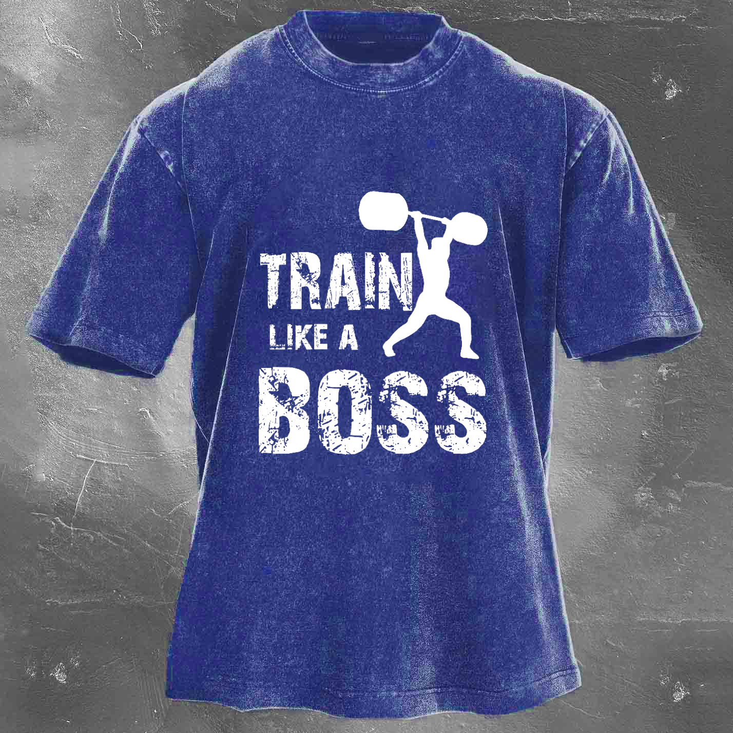 TRAIN LIKE A BOSS Unisex Washed T-shirt