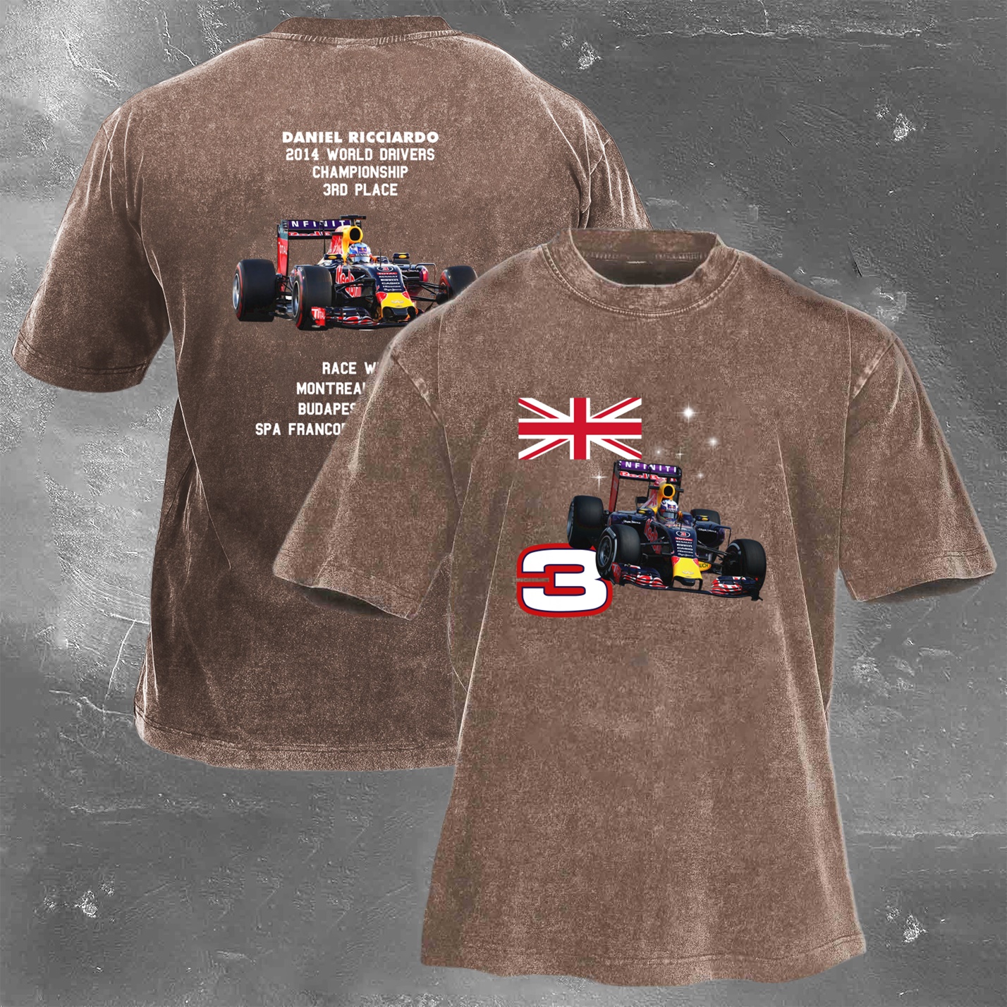 Racing Legend Vintage Cotton Washed T-Shirt 040