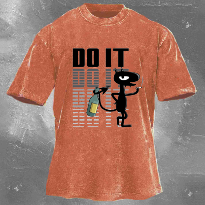 DOIT Men's Washed T-shirt