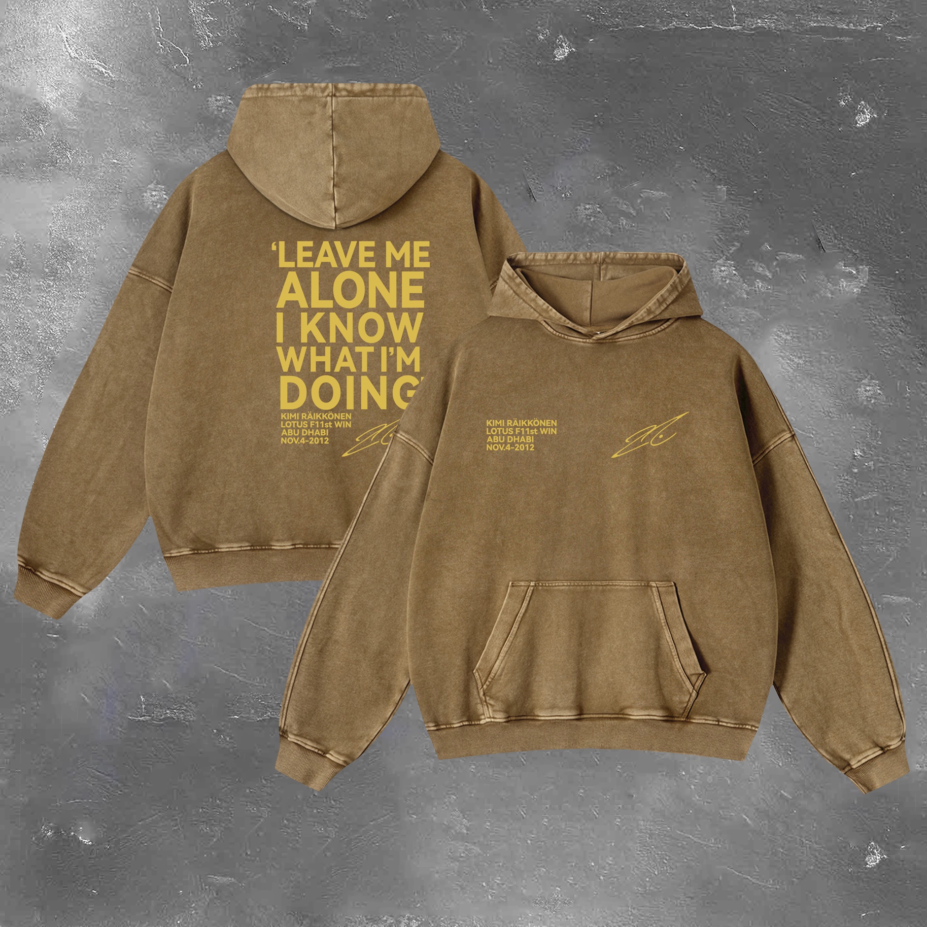 Racing Legend Vintage Washed Hoodie 12