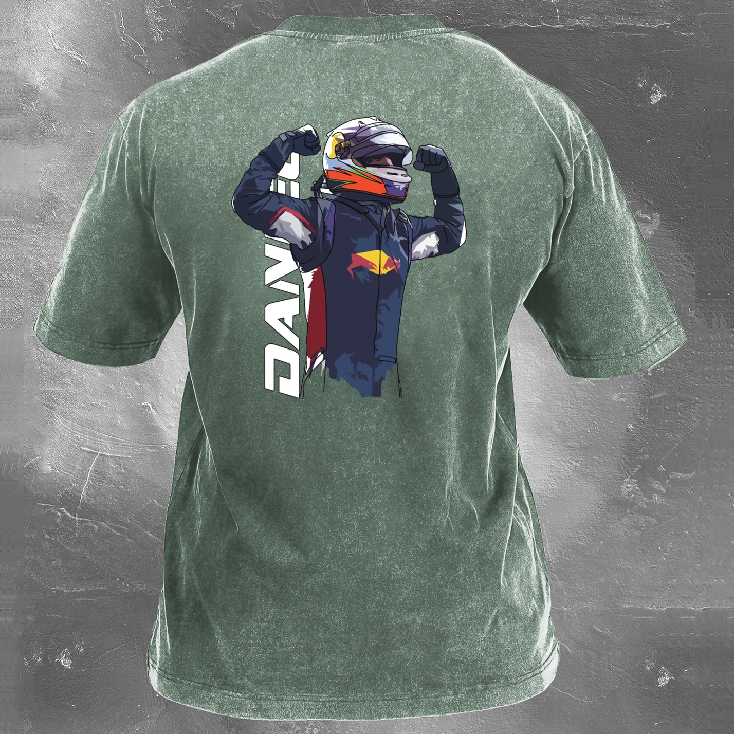 Racing Legend Vintage Cotton Washed T-Shirt 024