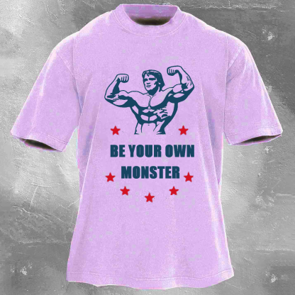 BE YOUR OWN MONSTER Unisex Washed T-shirt