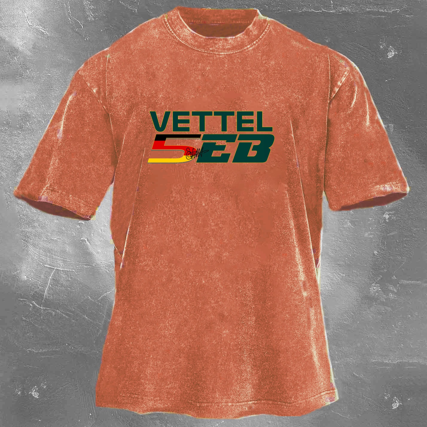 Racing Legend Vintage Cotton Washed T-Shirt 032