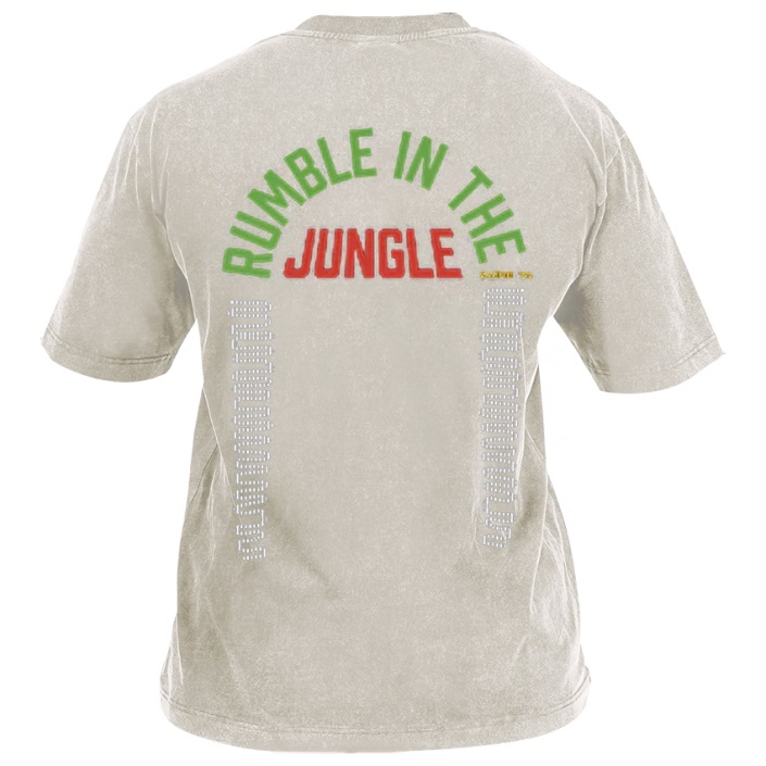 Muhammad Ali Printed Washed Retro Casual Short Sleeves 05