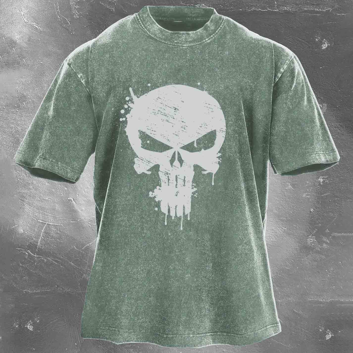 I'm Watching You Men's washed T-shirt